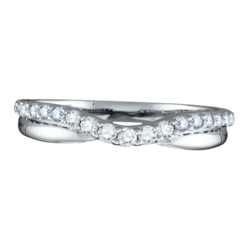 1/4 CTW Diamond Ring in 14KT White Gold