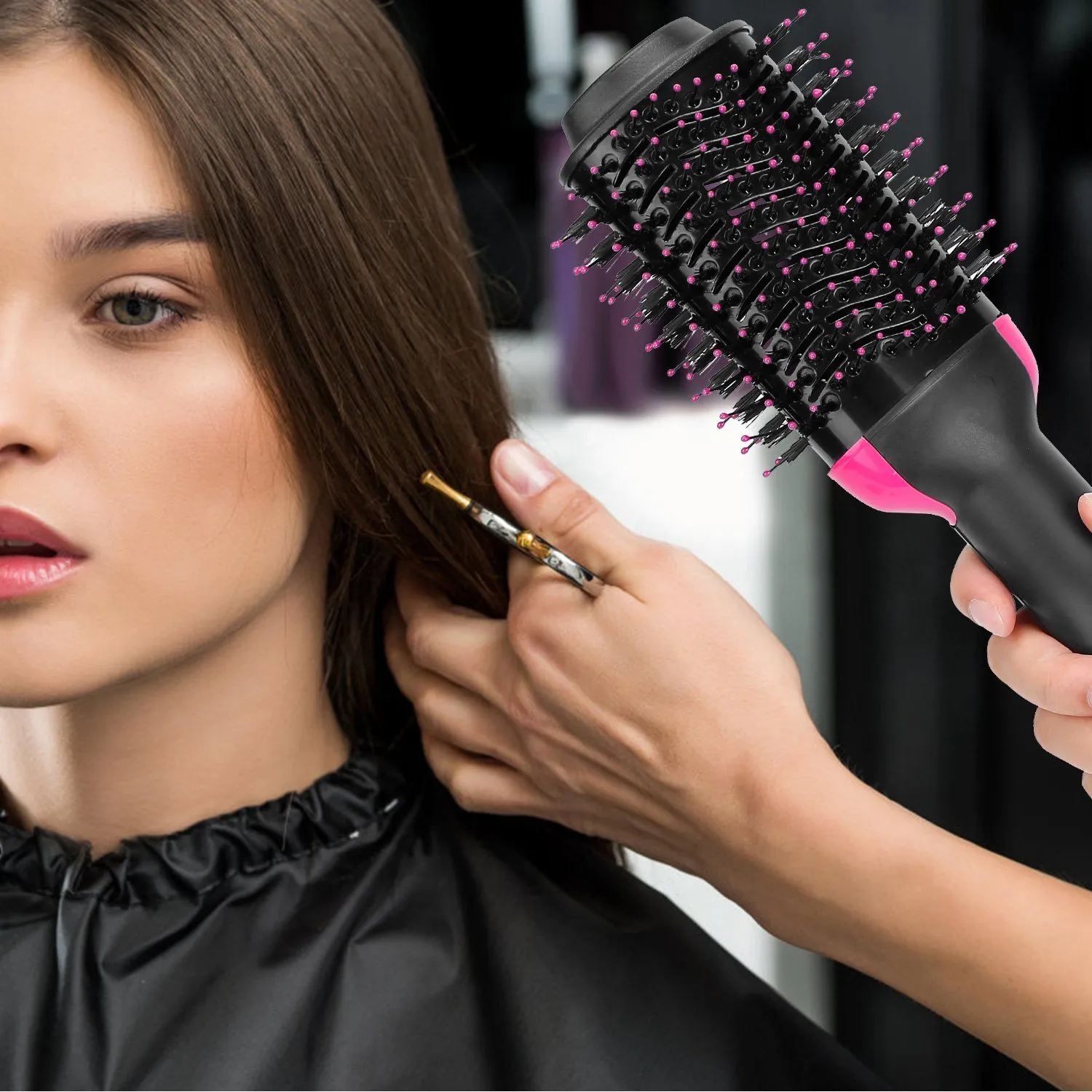 4-in-1 Hair Dryer Volumizer Brush