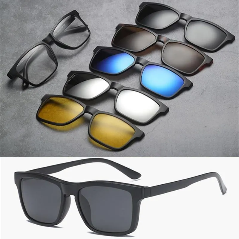 5-in-1 Magnetic Polarized Sunglasses