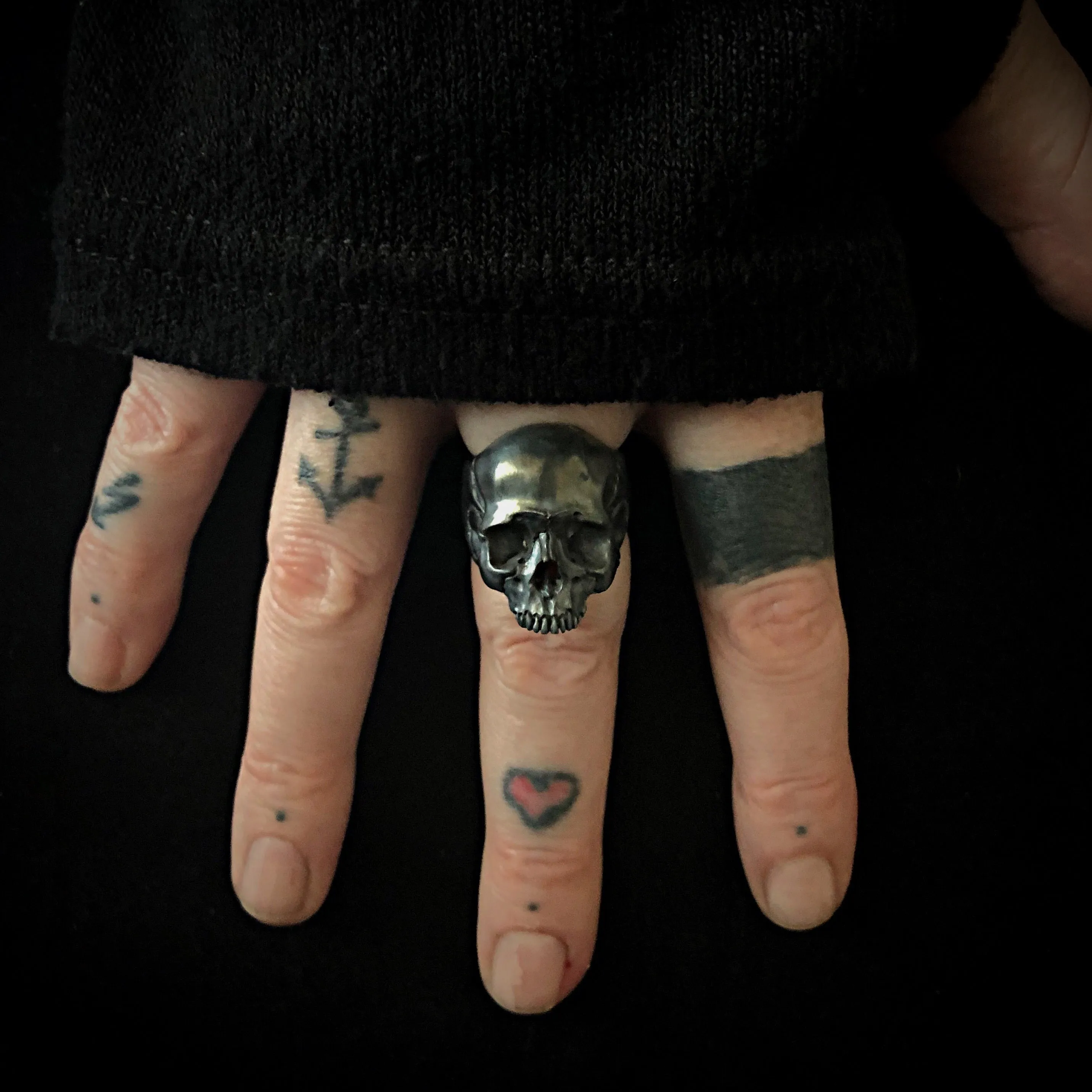 925 Silver Skull Ring