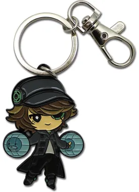 Akudama Drive - Hacker Metal Keychain