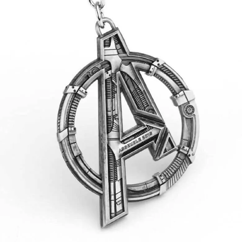 Avengers Logo Keychain – Silver