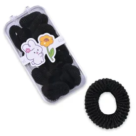 Baby Girls Rubber Band Extra Soft 22 pcs (Black)