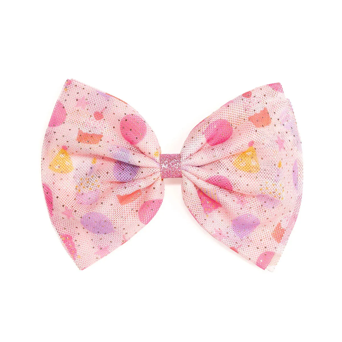 Birthday Party Tulle Bow Clip