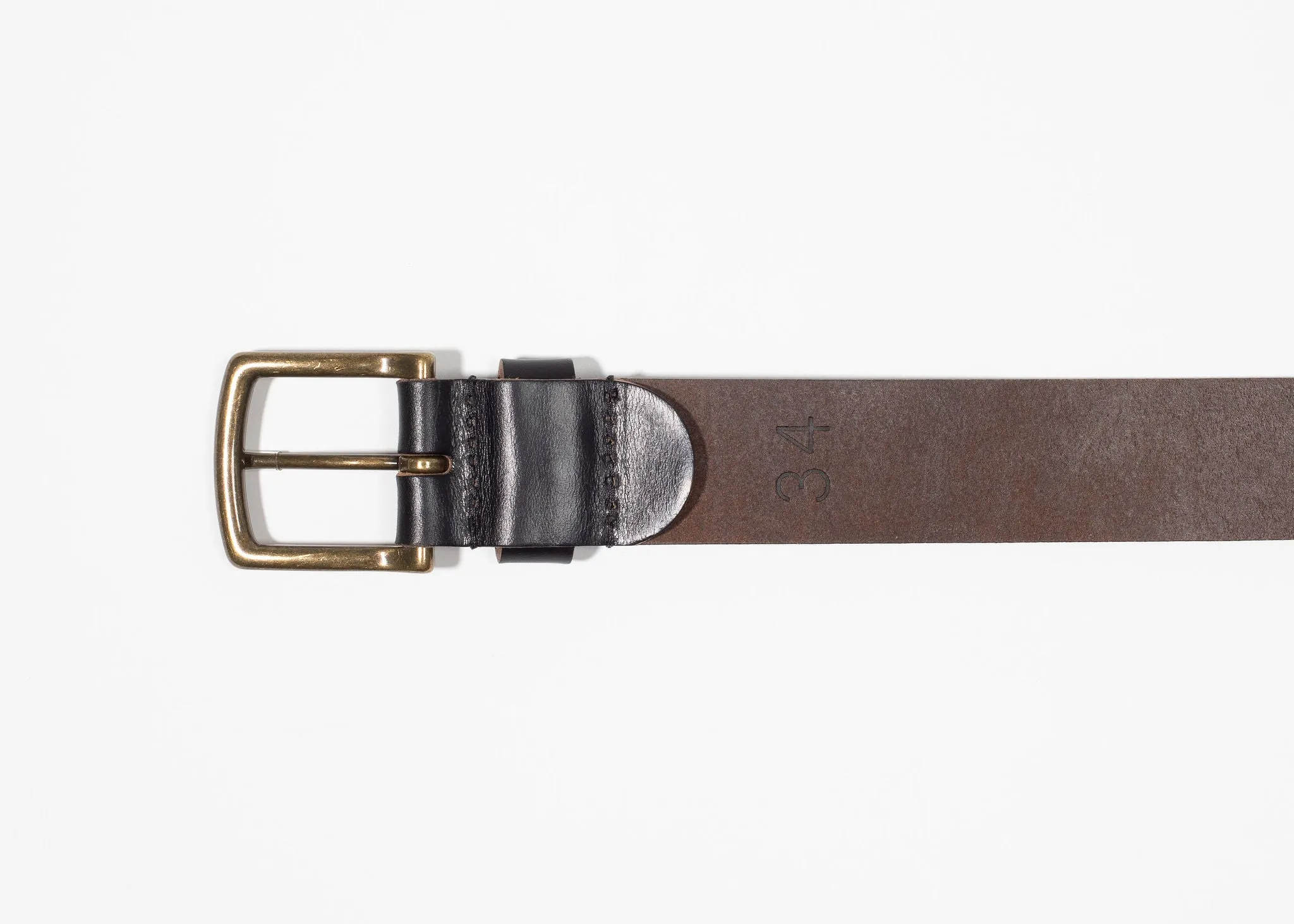 Black Chromexcel Leather Belt