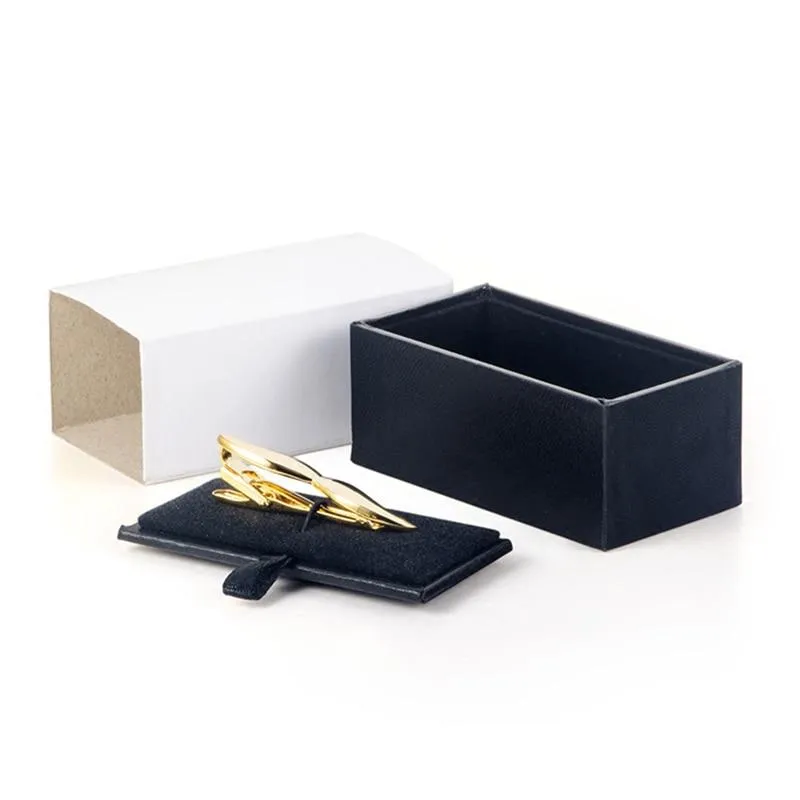 Black Velvet Jewelry Box For Cufflinks or Tie Clip