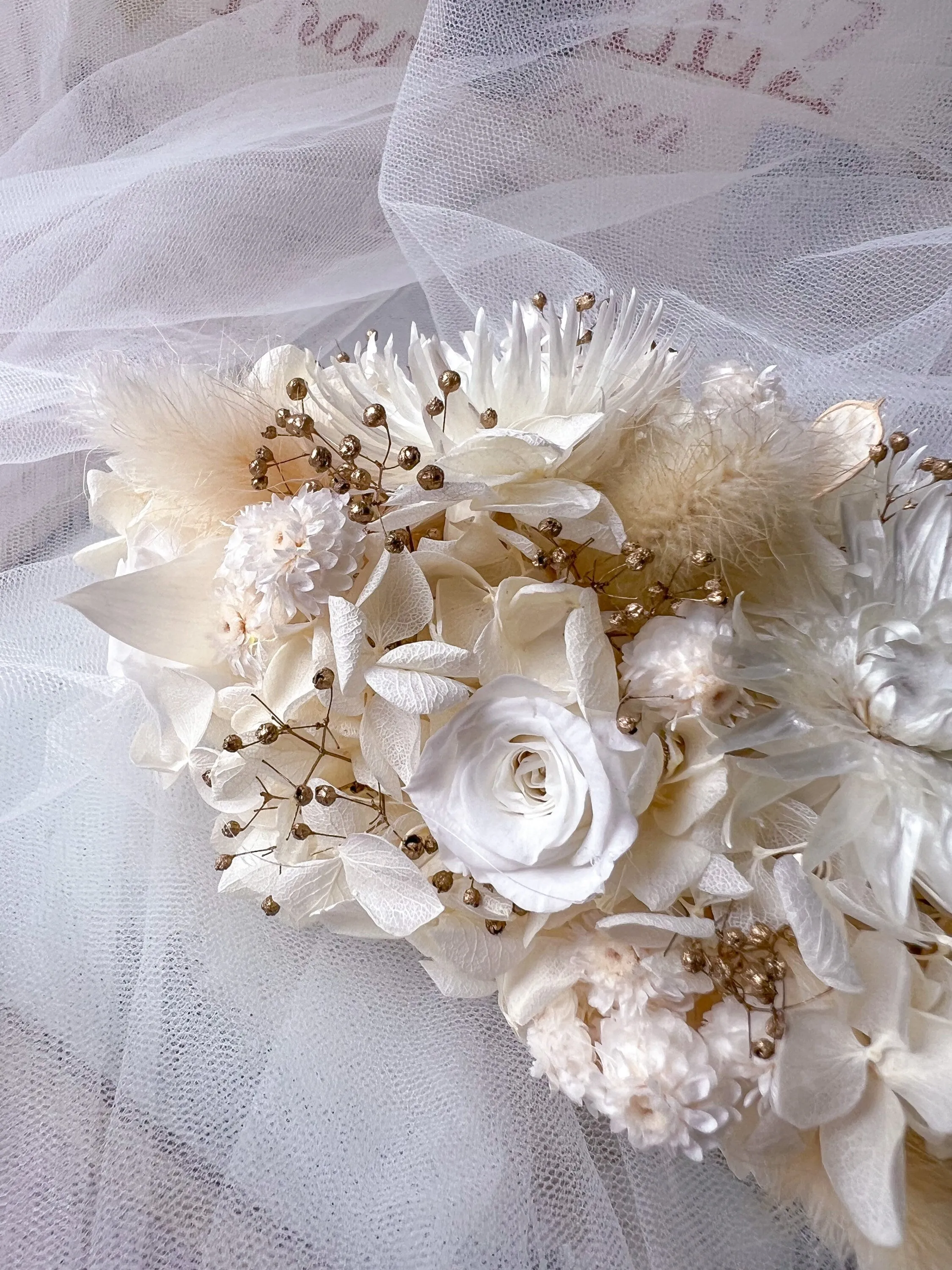 Boho Bridal Large Real Dried Flower Comb Barrette Ivory Bohemian Bride Statement Wedding Dried Flower Hair Accessories, Flower Headpiece UK