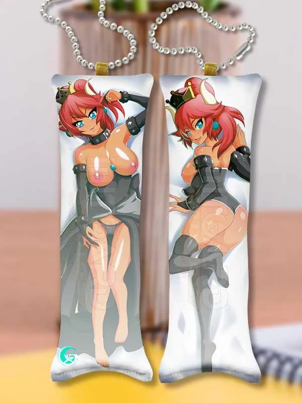 Bowsette / Princess Bowser / Red hair V2 Keychain SUPER MARIO