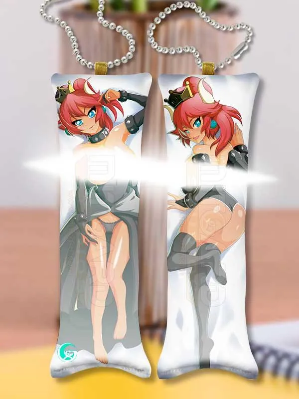 Bowsette / Princess Bowser / Red hair V2 Keychain SUPER MARIO