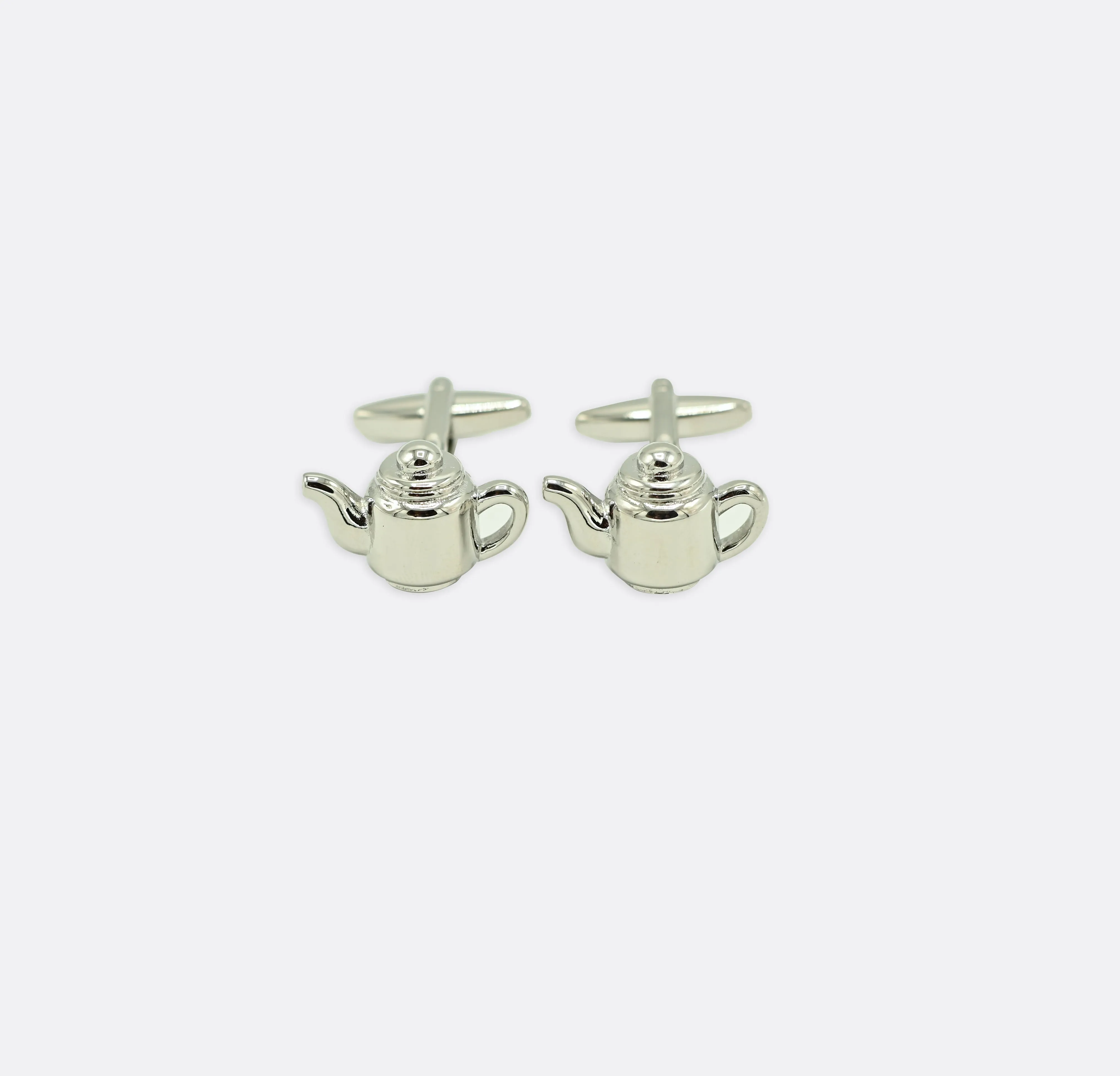 Brewing Kettle - Silver Cufflinks