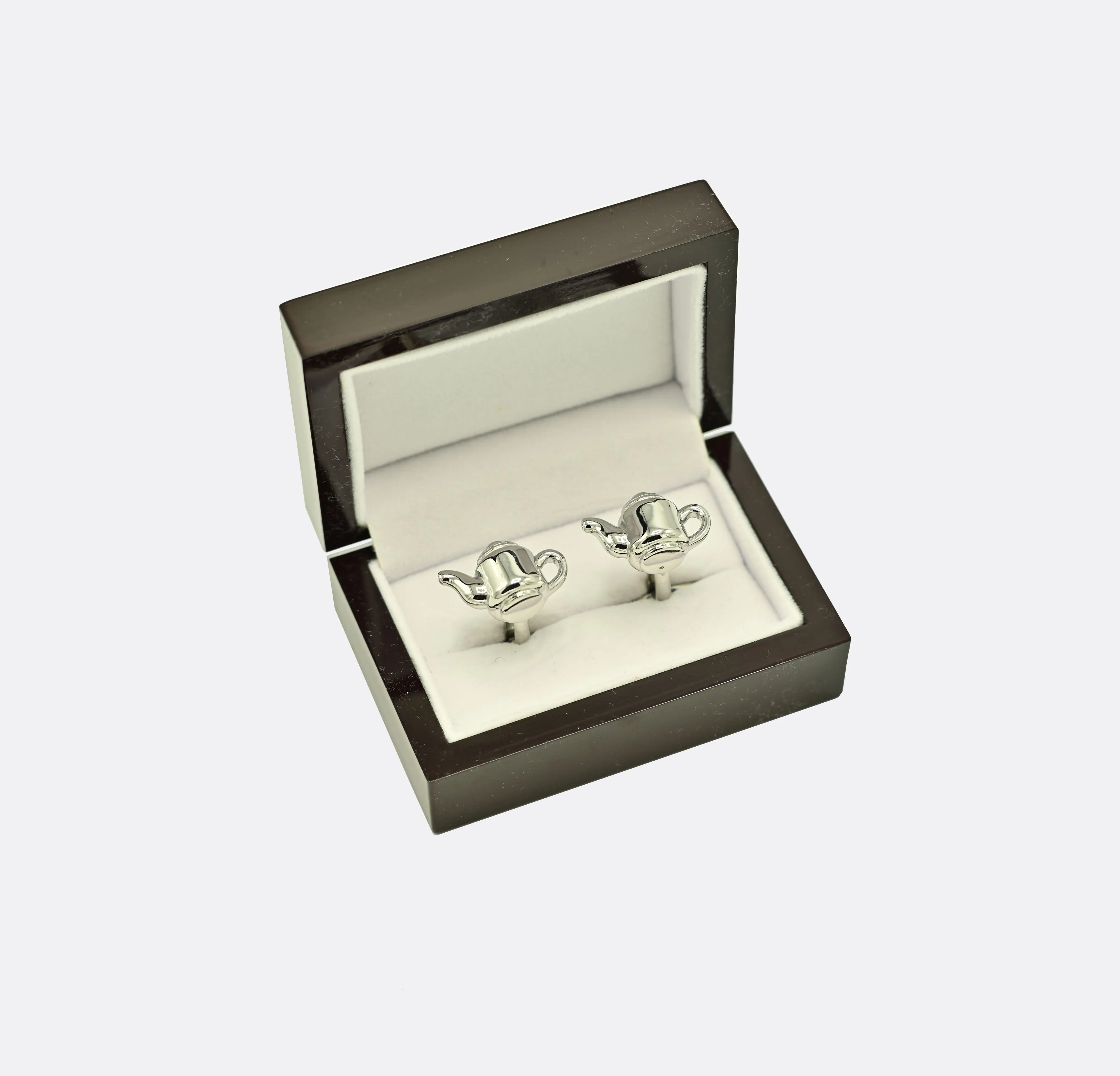 Brewing Kettle - Silver Cufflinks