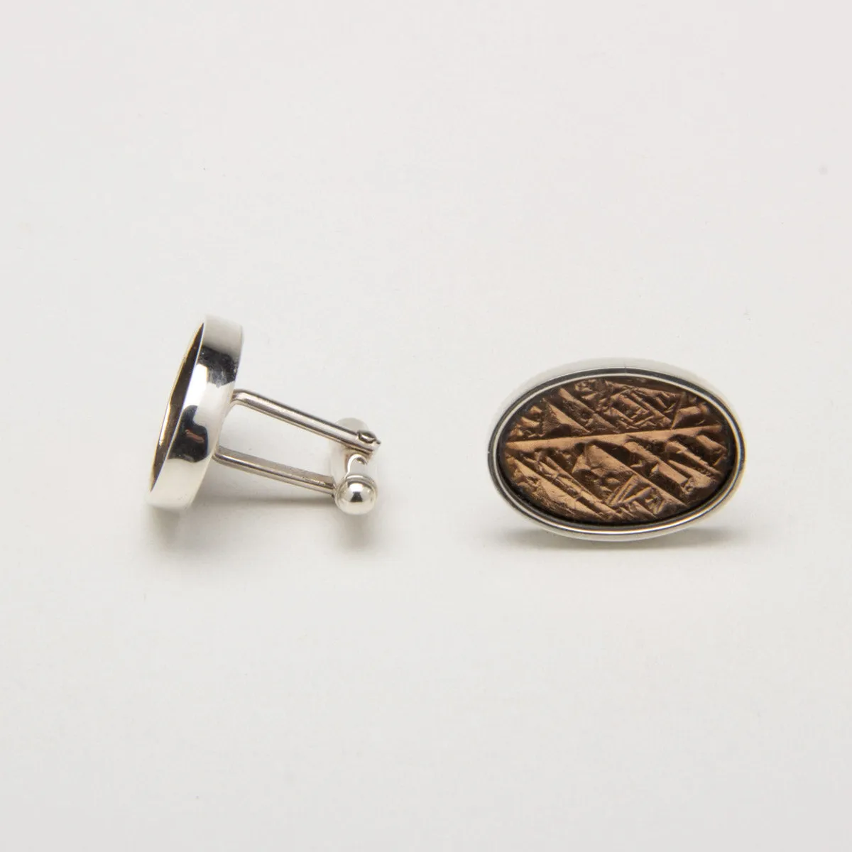 Bronze Crystal Cufflinks