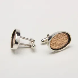 Bronze Crystal Cufflinks