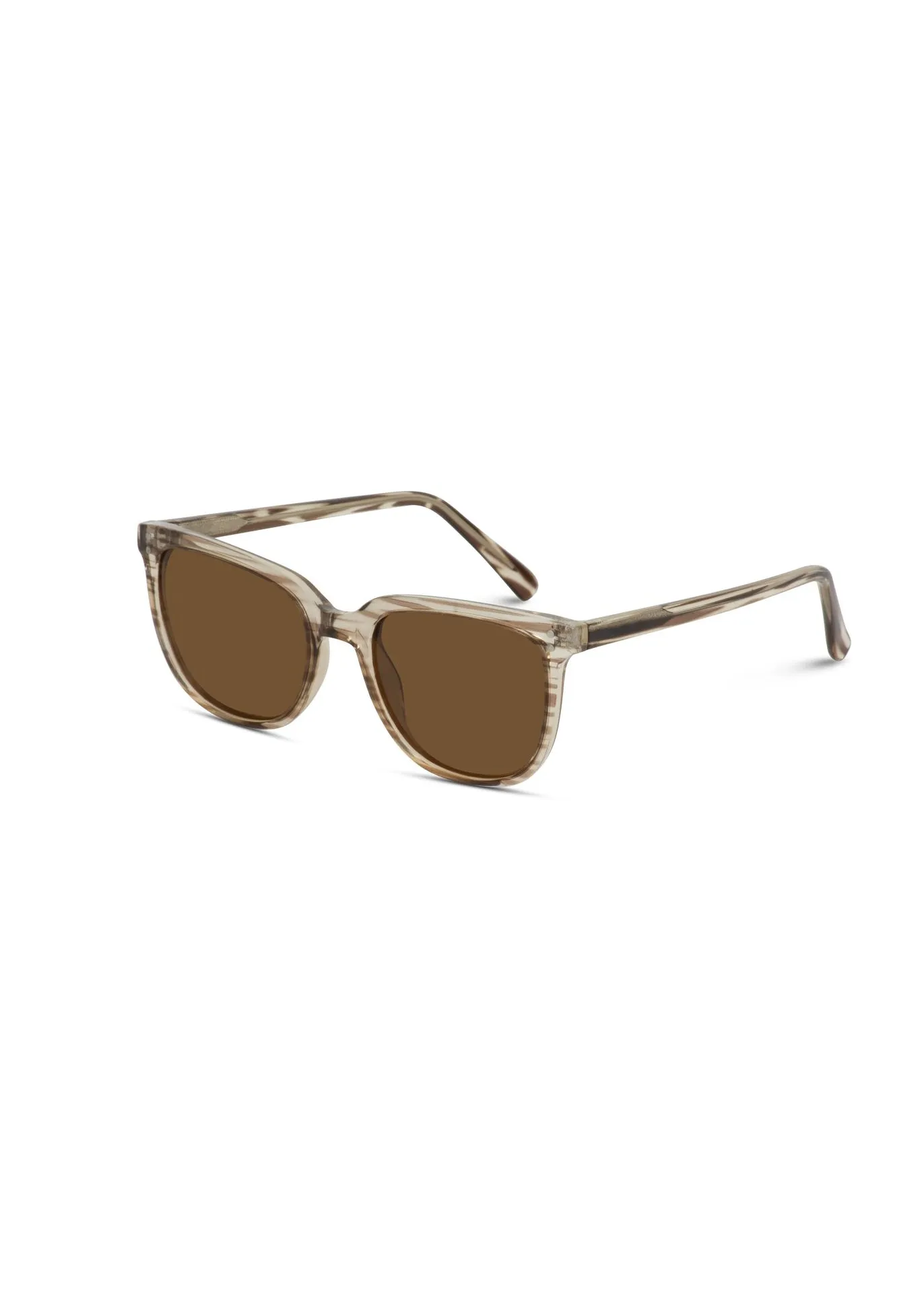 Brown Rectangle Sunglasses