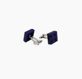 Building Block Blue – Metal Cufflinks