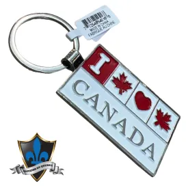 Canada maple leaf key chain