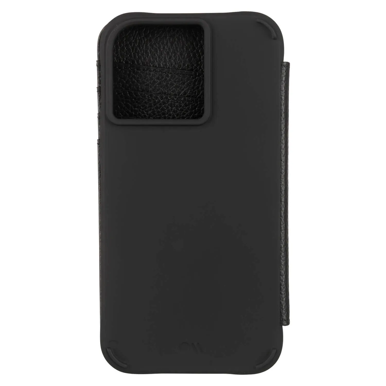 Case-Mate iPhone 13 Pro Max Leather Wallet Folio Case w/MagSafe Black