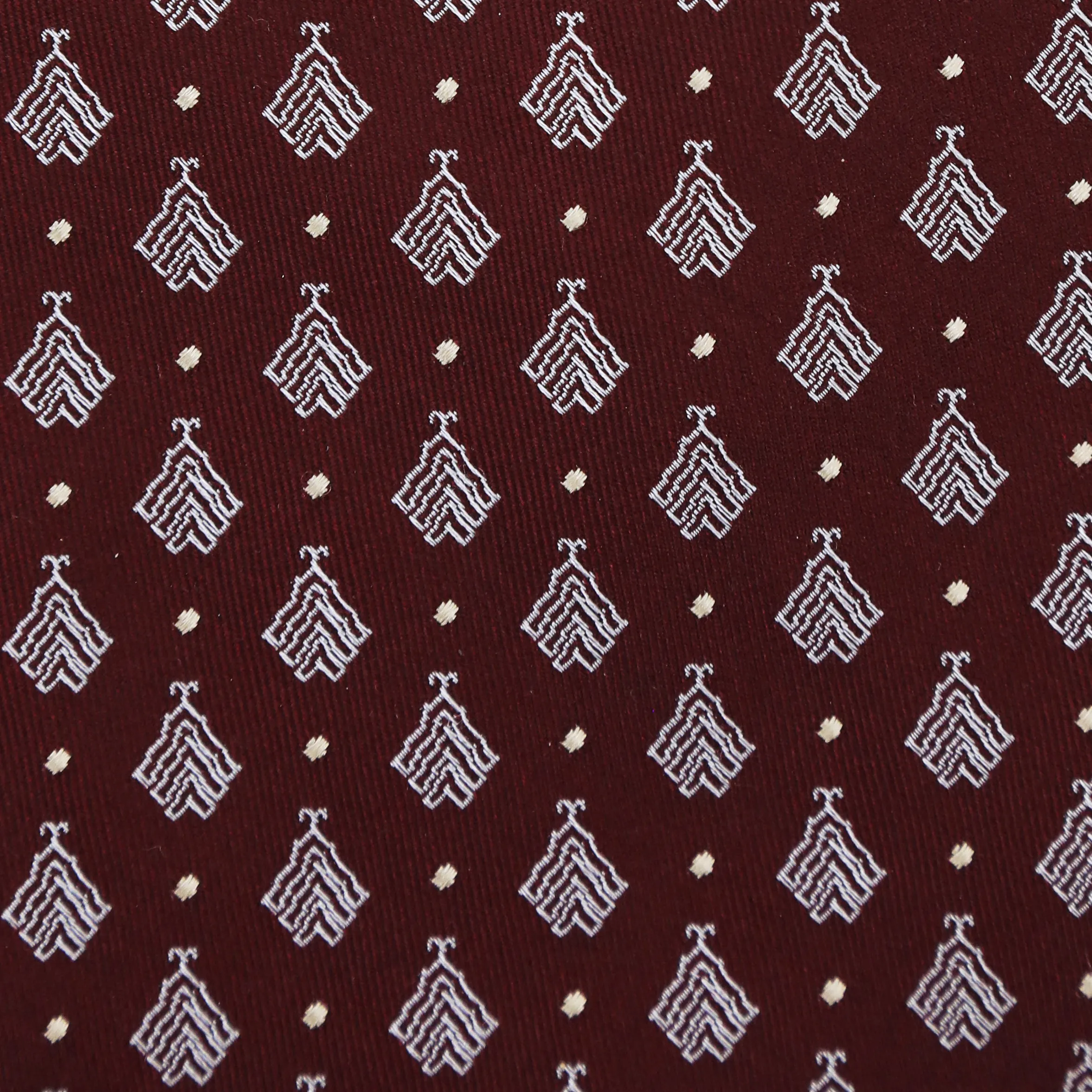 Cesare Attolini Burgundy Red Tie