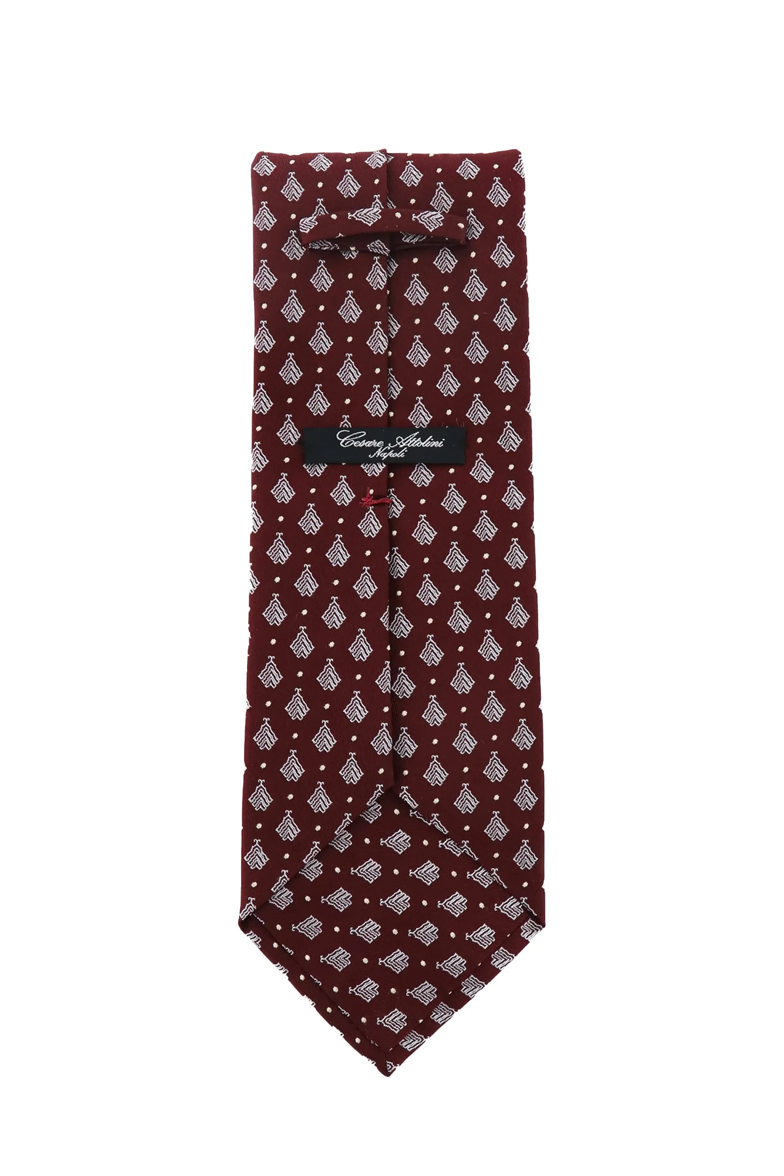 Cesare Attolini Burgundy Red Tie