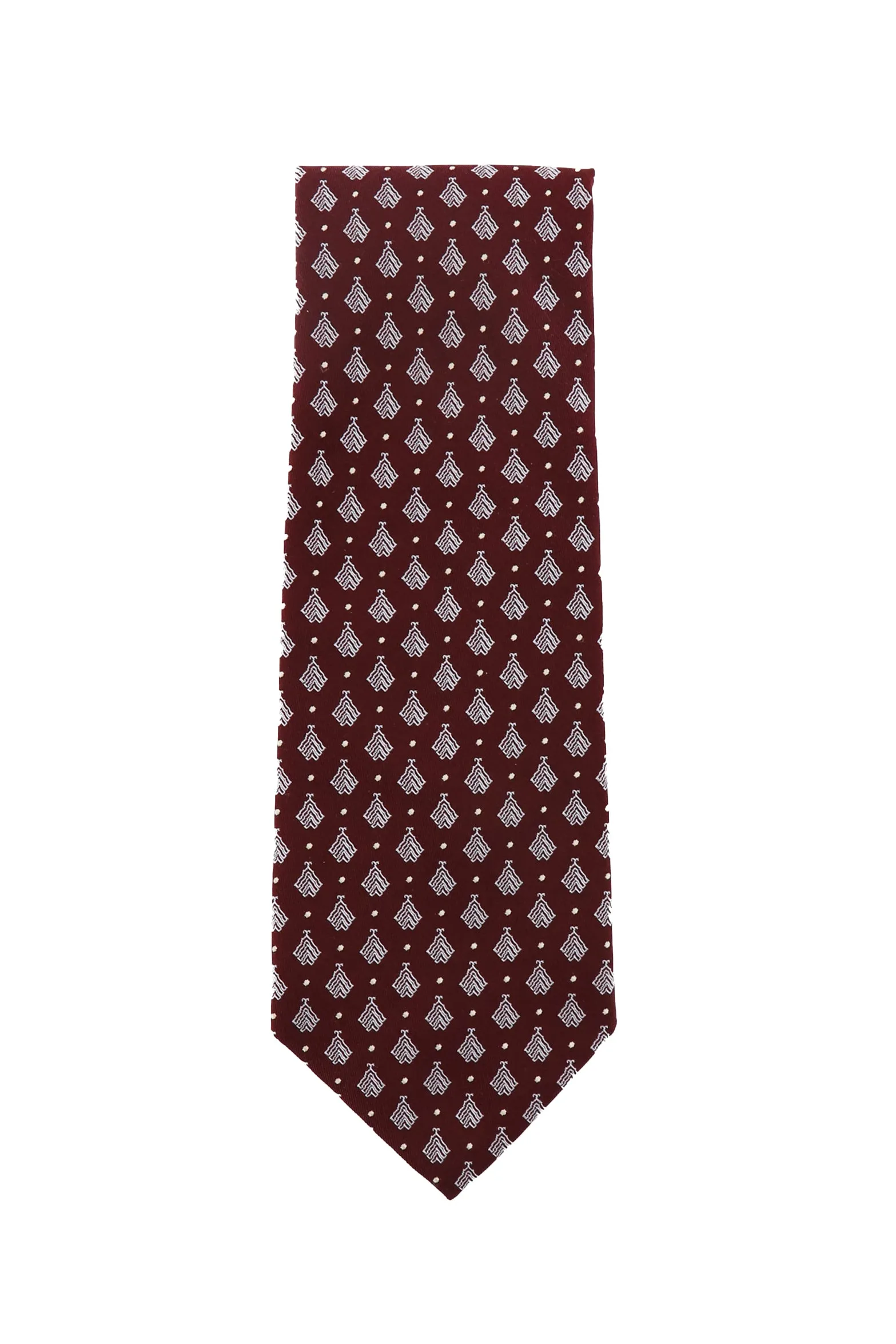 Cesare Attolini Burgundy Red Tie