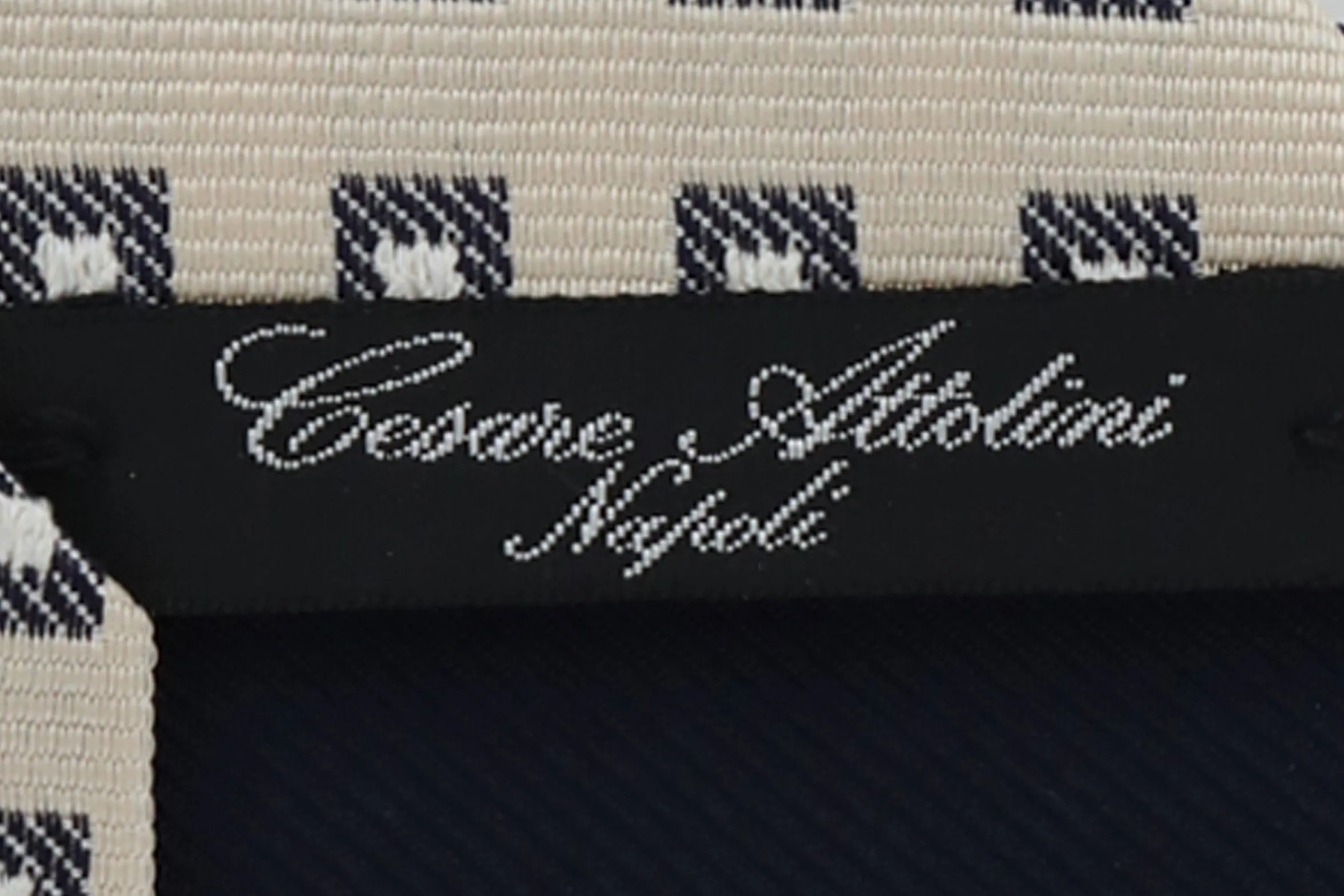 Cesare Attolini Cream Tie