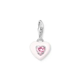 Charm Pendant Heart Pink