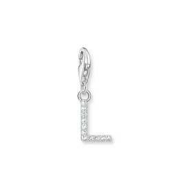 Charm Pendant letter L silver