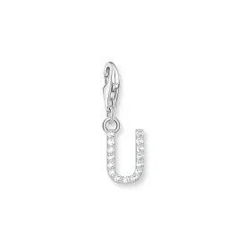 Charm Pendant letter U silver