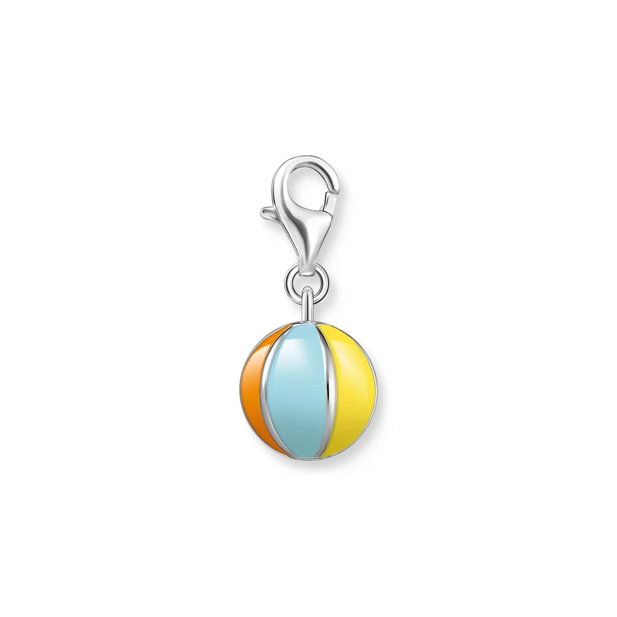 Charm Pendant water ball silver