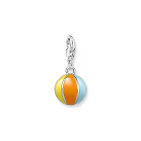 Charm Pendant water ball silver