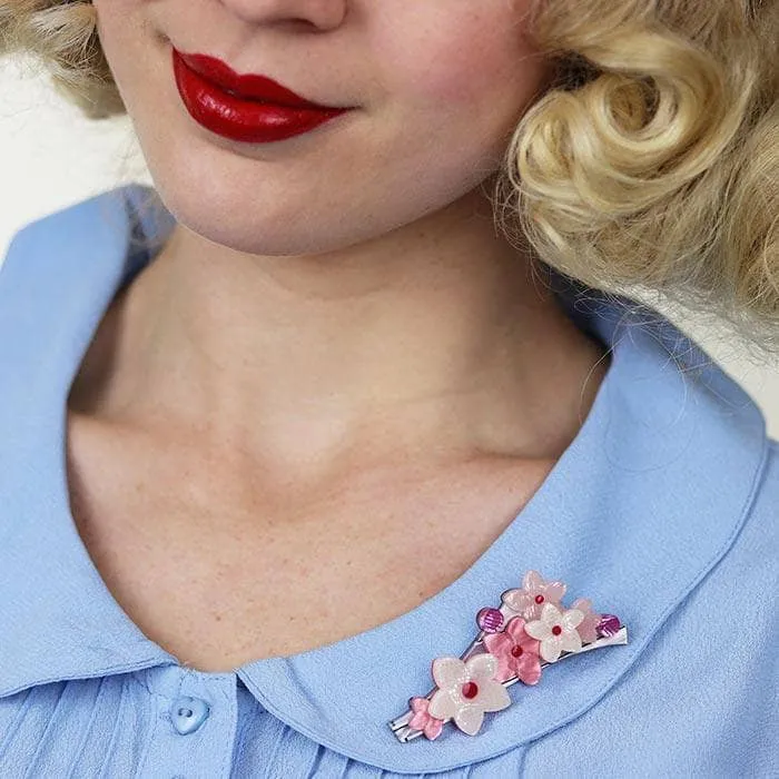 Cheery Cherry Blossom Brooch