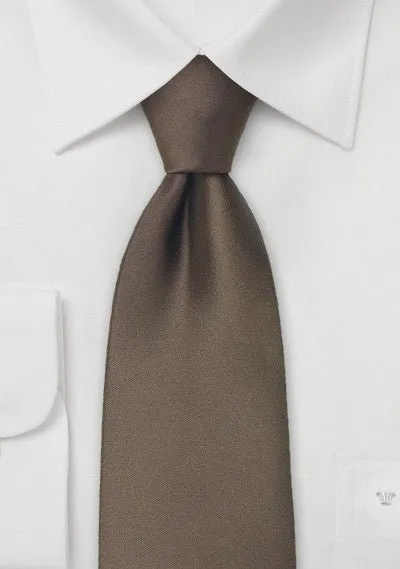 Chestnut Solid Necktie