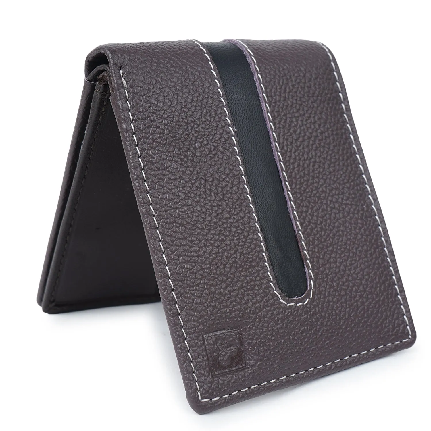 CIMONI Genuine Leather Classic Design Ultra Slim Multiple Credit Cards Slot Wallet for Men