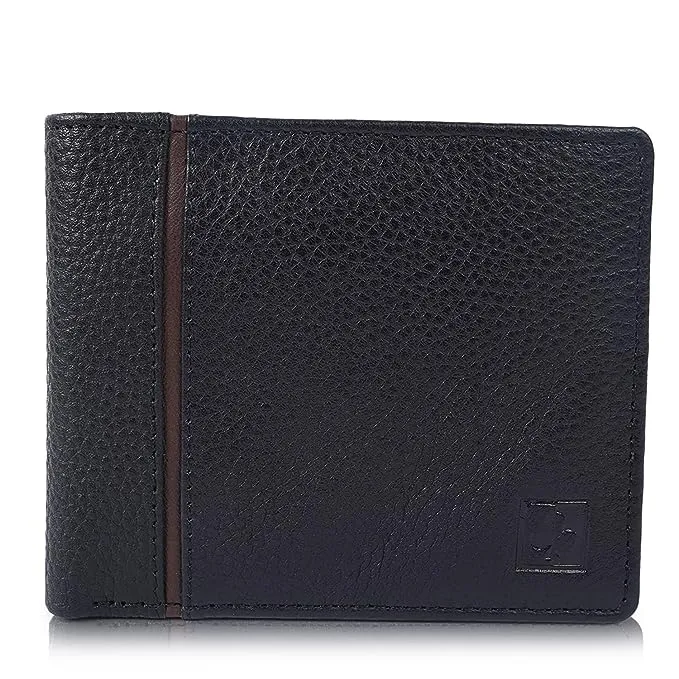 CIMONI Genuine Leather men wallet Black