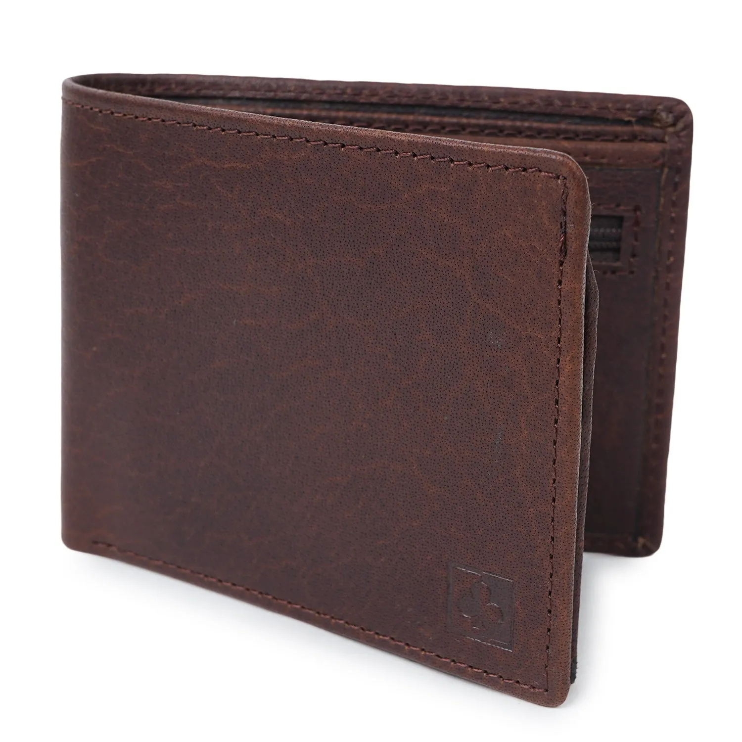 CIMONI Genuine Leather Stylish Classy Design Ultra Slim Multiple Credit Cards Slot Wallet for Men