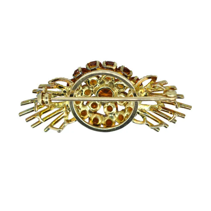 Citrine Brooch