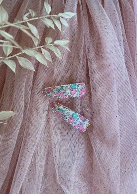 Classic Clips - Betsy Liberty Pink/Green