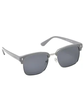 Classic Vintage Style Grey Polarised Lens Sunglasses