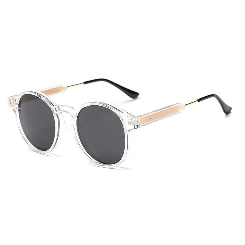 Claude Round Transparent Sunglasses