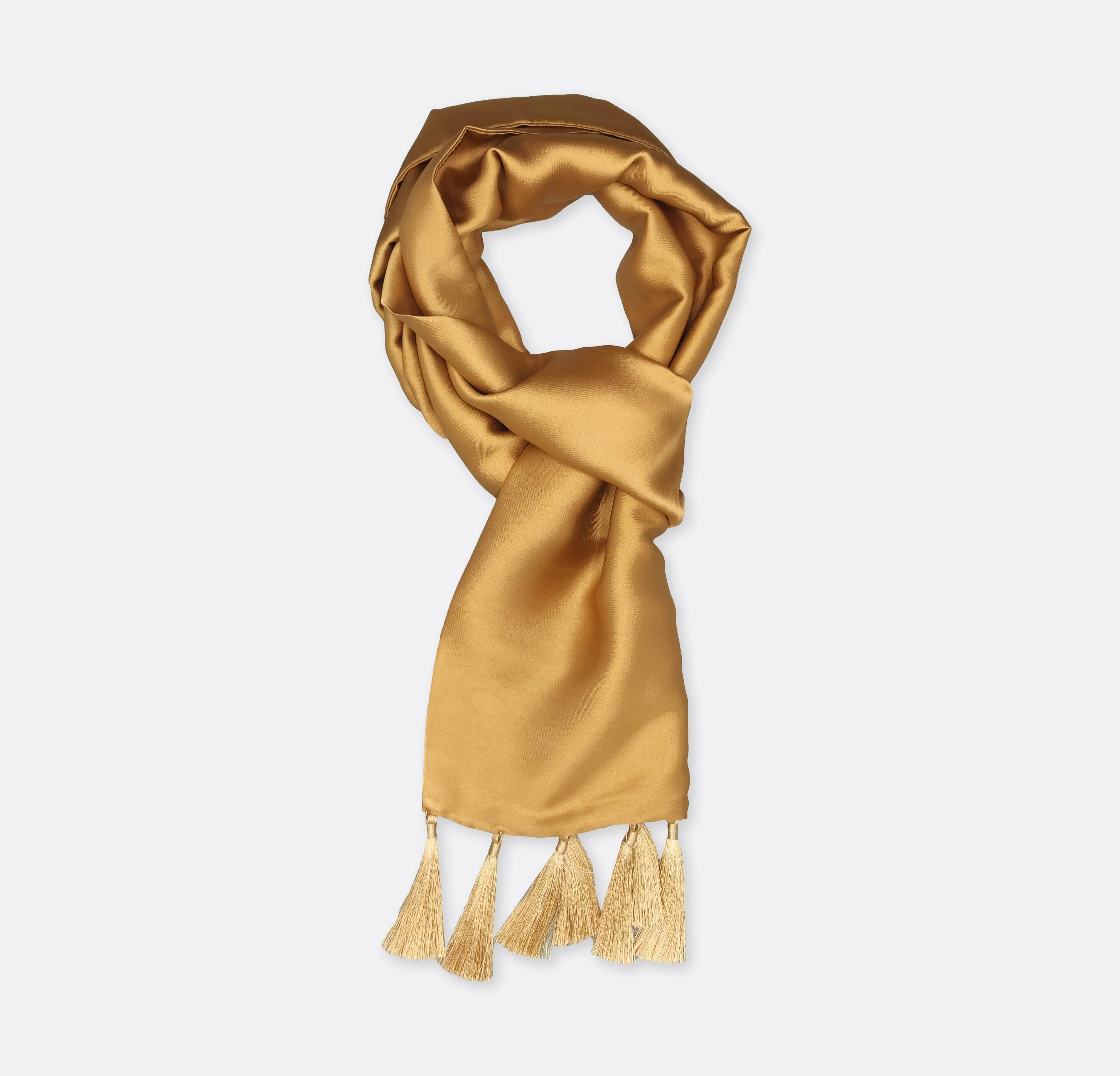 COPPER BROWN - SILk men scarves