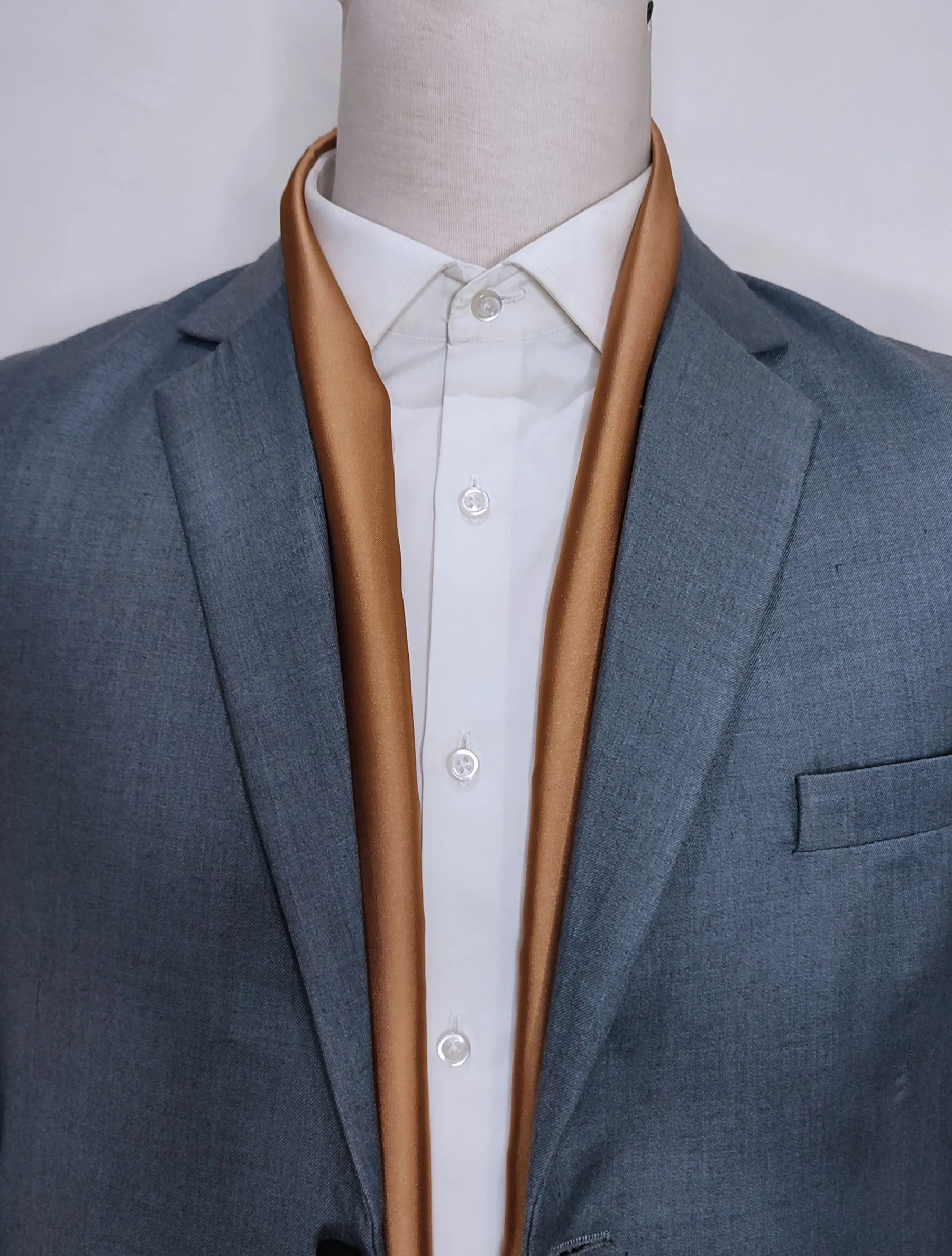 COPPER BROWN - SILk men scarves