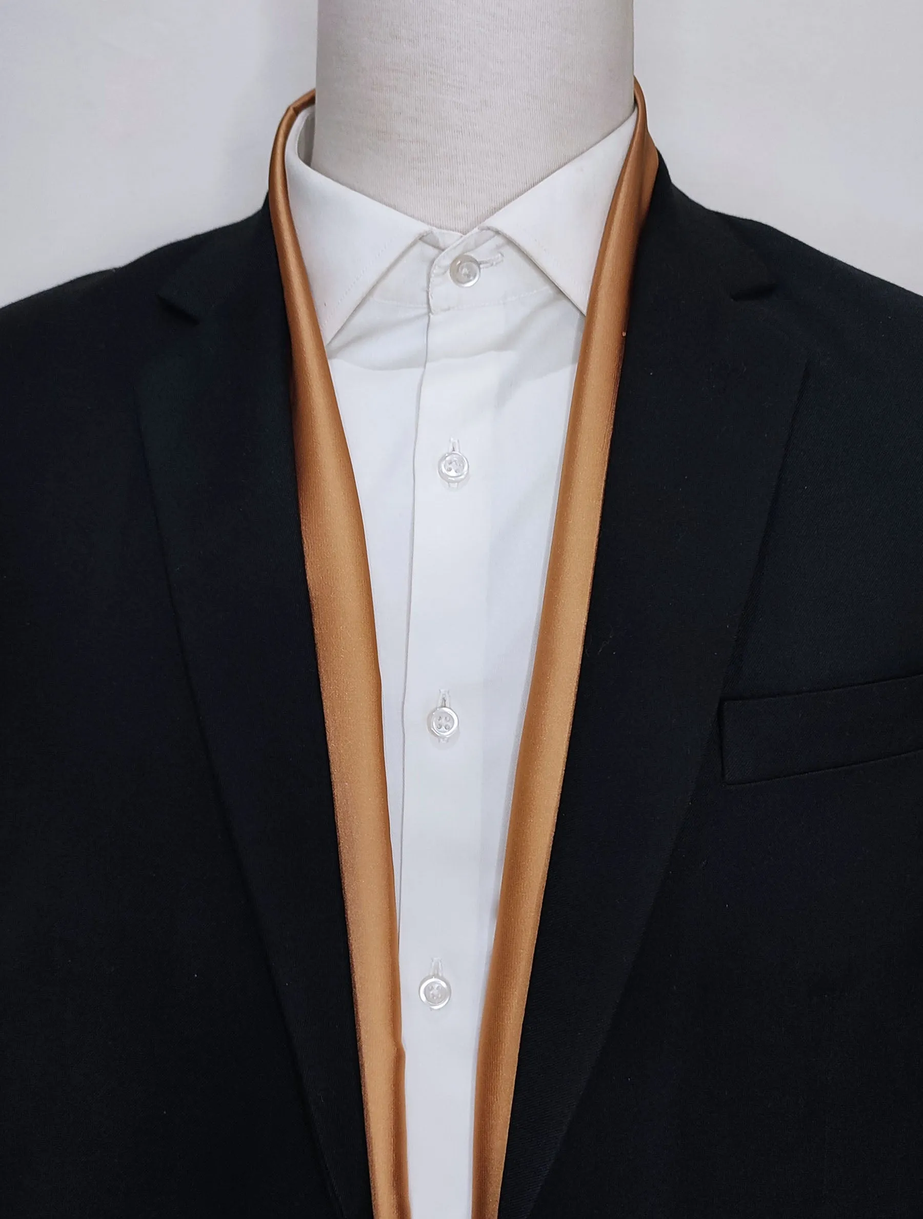 COPPER BROWN - SILk men scarves