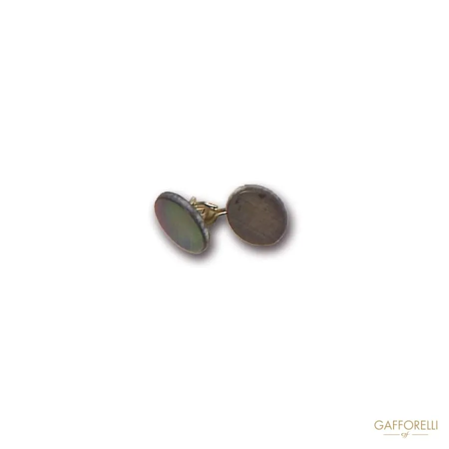 Cufflink with Oval Stones - 823 Gem Gafforelli Srl