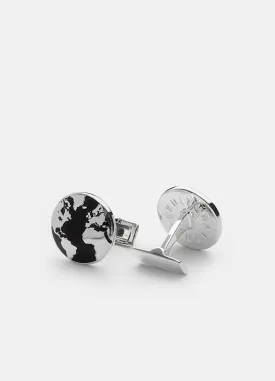 Cufflinks | The World | Silver