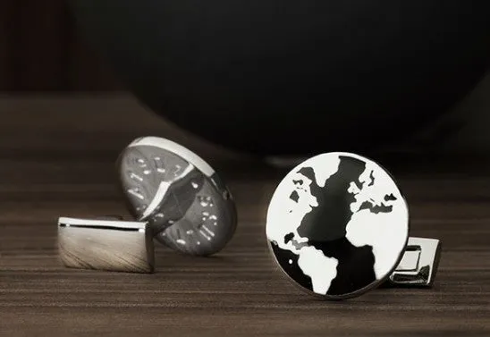 Cufflinks | The World | Silver