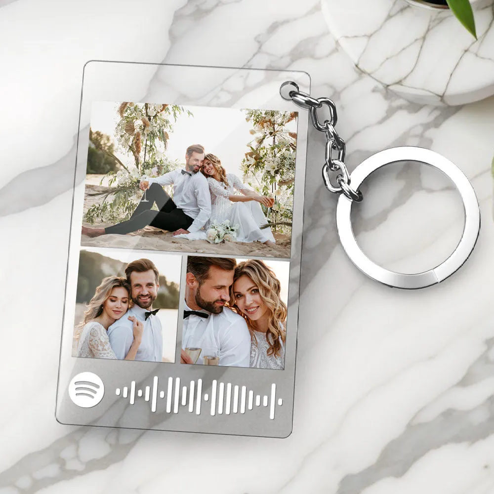 Custom Spotify Keychain Custom Photo Keychain Best Gifts for Girlfriend