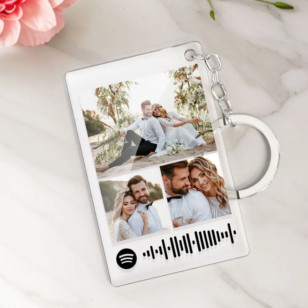 Custom Spotify Keychain Custom Photo Keychain Best Gifts for Girlfriend