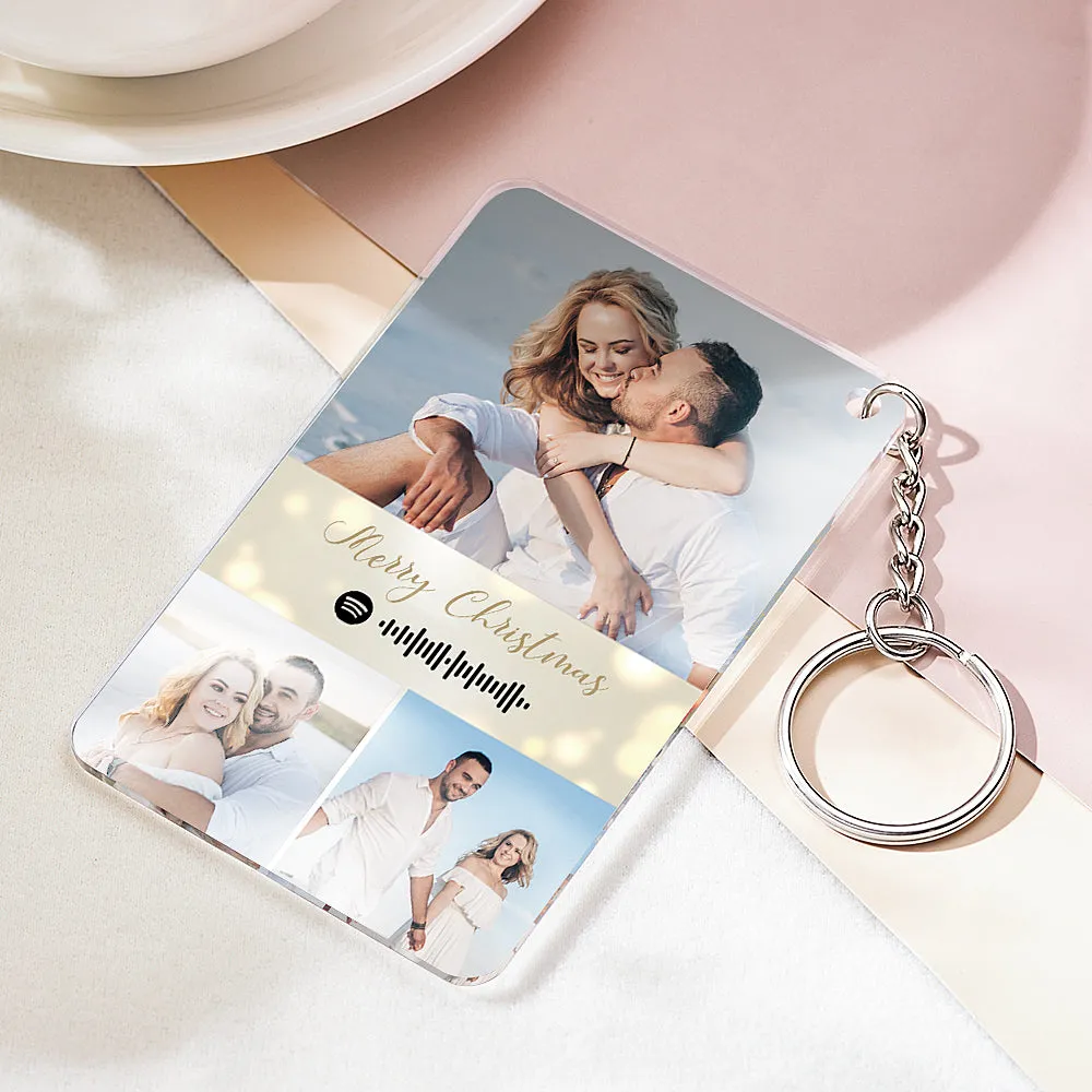 Custom Spotify Keychain With Text Colorful Text Acrylic Plaque