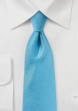 Cyan MicroTexture Necktie