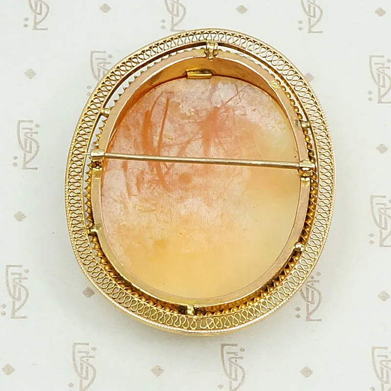 Dancing Dionysus Shell Cameo